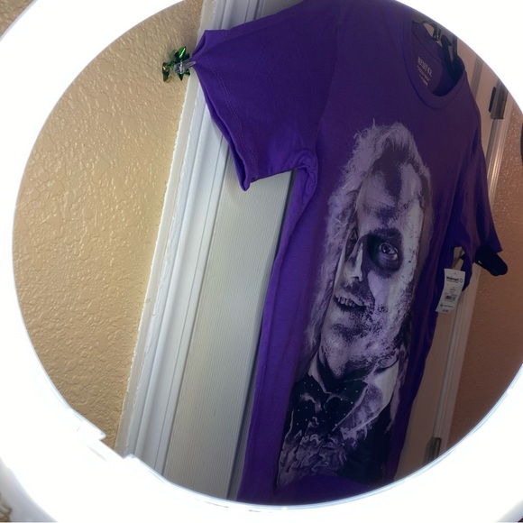 Beetlejuice Mens S SMALL 34/36 T-Shirt Graphic Tee Movie Classic Fun Adult Fan - Picture 6 of 10